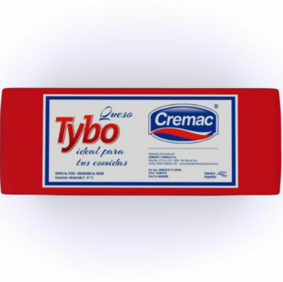 DeliMart Queso Tybo Cremac FETEADO Cada 100 Gr