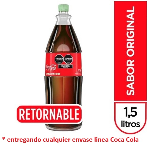 COCA COLA RET DE VIDRIO 1,5LT