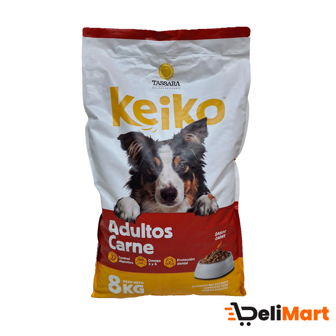 ドッグフード Keiko DeliMart - Alimento Para Perro Adultos Carne Keiko 8 Kg